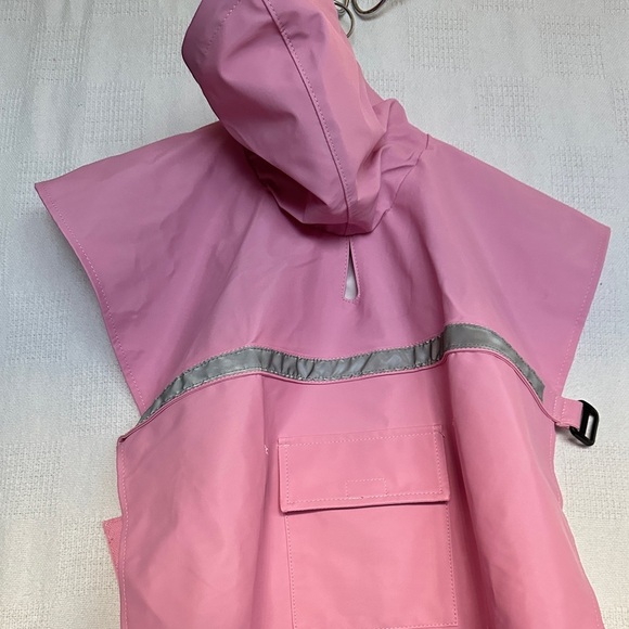 Dog Rain Pink Poncho Sz L - Picture 7 of 7